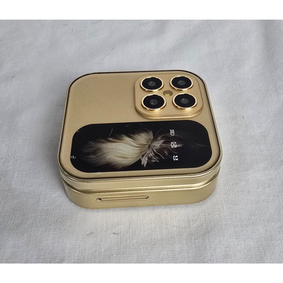 i17 Mini Palm Flip Mobile Phone 2G Dual SIM Standby Speed Dial FM Radio Voice - Picture 14 of 16